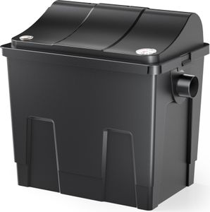 SunSun CBF-200U Bioteichfilter mit 9W UVC Einheit, Filtersystem für Koi Teich, 6.000 l/h inkl Filtermaterial Biofilter Teichfilter Durchlauffilter Filteranlage