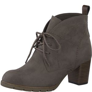 MARCO TOZZI Damen Stiefelette Schnürung Blockabsatz Lasche 2-25107-29, Größe:39 EU, Farbe:Braun