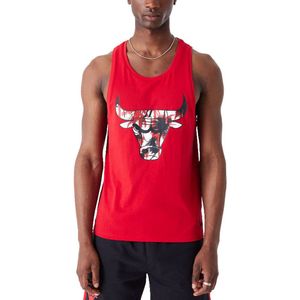 New Era Tank Top - TREE INFILL Chicago Bulls rot - XL