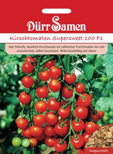 Dürr-Samen - Kirsch-Tomaten Supersweet 100 F1 - Saatgut - 0958