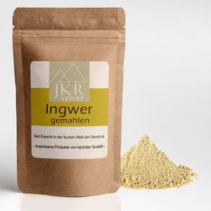 1000g Ingwer gemahlen | Ingwerpulver | Ingwerwurzel für Ingwer Tee | Ginger | JKR Spices