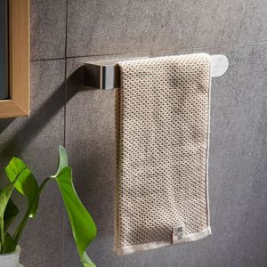 Handtuchhalter ohne Bohren Handtuchstange Selbstklebend Handtuchring Badezimmer Silber