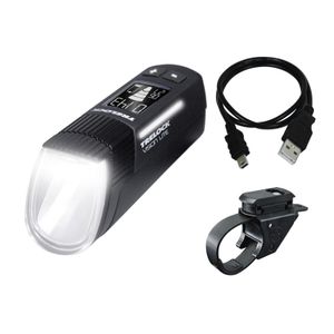 Trelock Akku-Leuchte 'I-go VisionLite LS 660', mit Halter 760, LED, USB, 80 Lux, schwarz