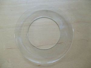 2 Stück Tropfenfänger - Glas für 50mm Kerzen
