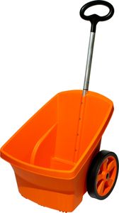 ScarMaxx Schubkarre 2 Räder Gartentrolley Gartenwagen Transportwagen 67L Orange