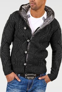 CARISMA Herren Strickjacke CRCEDR Grobstrick-Zopfmuster CARISMA Herren Strickjacke CRCEDR Grobstrick-Zopfmuster