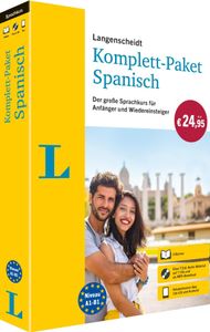 Langenscheidt Komplett-Paket Spanisch: Sprachkurs zum Spanisch lernen für Anfänger und Wiedereinsteiger mit 2 Büchern, 7 CDs, Download und Vokabeltrainer-App