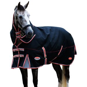 Weatherbeeta - "Comfitec Premier Plus" Snímateľný obojok Therapy-Tec Horse Rug WB1712 (195,5 cm) (čierna/strieborná/červená)