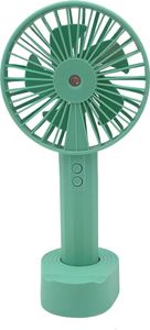 Elektrický chladiaci ventilátor s vodnou hmlou - zelený