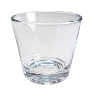 Windlicht konisch Glas klar Ø9cm H8cm Teelichtglas Teelichthalter Kerzenglas