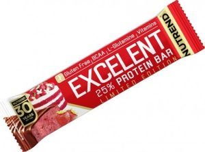 Nutrend Excelent Protein Bar 85 g Erdbeerkuchen / Riegel, Cookies & Brownies / Leckerer Proteinriegel