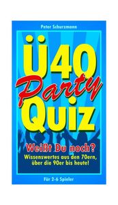Ü-40 Party Quiz, ab 12 Jahren 2-6 Spiele