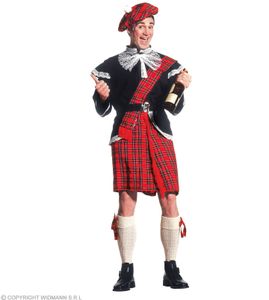 Schottenkostüm - komplettes Kostüm Schotte Highlander Männerrock XL - 54/56