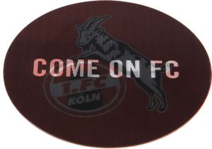 1. FC Köln Lenticular Aufkleber "Come on FC"