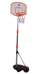 Dunlop Basketballkorb mit Ständer - Verstellbar: 97 bis 175 cm - Licht und Ton - Set mit Basketball