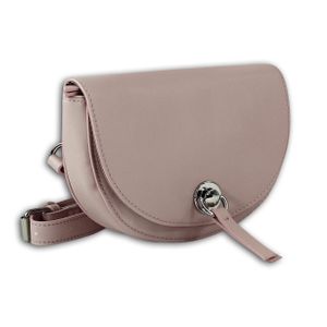 New Bags rosane Bauchtasche halbrund Feeanhänger Handtasche two-in-one OTD5027A