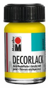 Marabu Acryllack "Decorlack" gelb 15 ml im Glas
