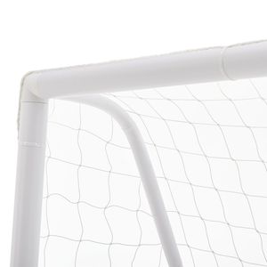 ArtSport Fußballtor 300 x 200 cm – Fußballtor mit Klicksystem für Garten in Weiß – Stabiles Fußball-Tor inklusive Netz & Tragetasche