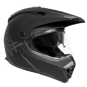 Westt kask motocrossowy full-face kask motocyklowy MTB full-face kask crossowy kask motocyklowy MTB enduro kask quadowy kask motocyklowy podwójna osłona przeciwsłoneczna mężczyźni kobiety certyfikat ECE DOT, czarny, XL (61-62 cm)