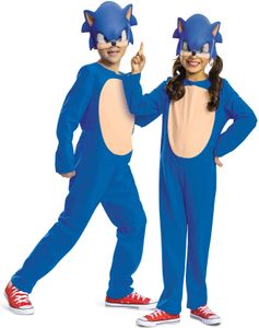 Kostým, karnevalový kostým Ježko Sonic 127-136 cm (7-8 rokov)