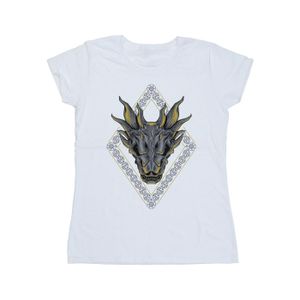 Game Of Thrones: House Of The Dragon - "Dragon Pattern" T-Shirt für Damen BI22977 (L) (Weiß)