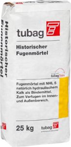 NHL-F Historischer Fugenmörtel, 0-4mm, 25kg Sack