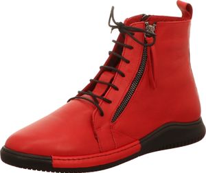 Manitu Schnür-,Zug-u.Schnallenstiefel in rot, Gr. 36
