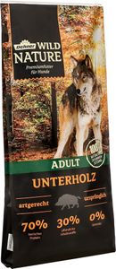 Dehner Wild Nature Hundefutter Unterholz, Trockenfutter getreidefrei / zuckerfrei, für ausgewachsene Hunde, Wildschwein, 12 kg