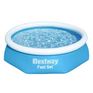 Bestway® Fast Set™ Aufstellpool ohne Pumpe Ø 244 x 61 cm, blau, rund