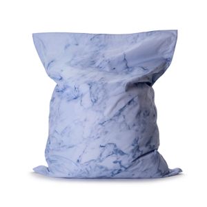 LUMALAND Riesen-Sitzsack XXL 140x180 cm Special Edition Marmor Wasserfestes Indoor & Outdoor Sitzsack über 3 Mio. EPS-Perlen Bean Bag waschbarer Bezug