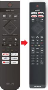 Original Fernbedienung Philips TV 996592404610 | 398GR10BEPHNE000CR