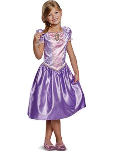 Kinderparty Disney Princess Rapunzel Kinderkostüm Classic XS (3-4 Jahre) Kinderkostüme 100% Polyester Prinzessin PTY_Karneval Mädchenkostüme