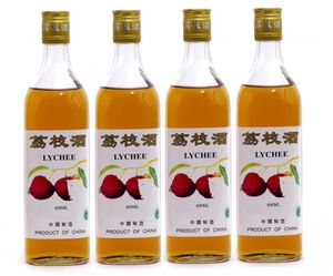 [ 4x 600ml ] CHINA LYCHEE alkoholisches Litschi Getränk Lycheewein 14% Vol. #22