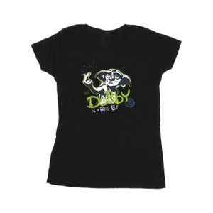 Harry Potter - "Dobby A Free Elf" T-Shirt für Damen BI24063 (L) (Schwarz)