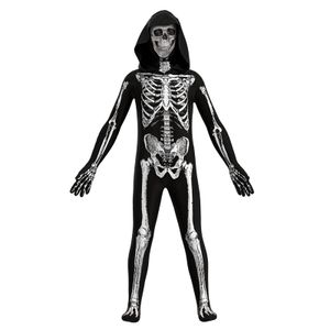 Kinderhaut-Skelett-Kostüm für Halloween, Süßes oder Saures, Kinder-Todeskostüm, Ostern, Teufel, Coplay, Overall, Reaper Play