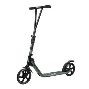 HUDORA BigWheel® Generation V 205, Scooter oliv - Klappbar & Höhenverstellbar - Tretroller für Kinder, Jugendliche & Erwachsene - bis zu 100kg - Cityroller