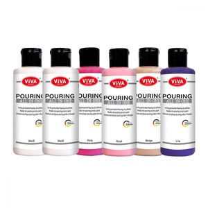 Pouring All in One Set 6 x 90 ml - Rose Dream -