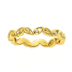 D-TR0024-924-39-52 Band-Ring Blätter mit Diamanten gelbvergoldet D-TR0024-924-39 Thomas Sabo