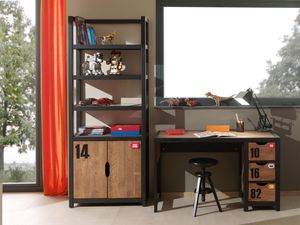 Vipack Set Alex best. aus Regal und Schreibtisch Kiefer gebürstet cognacfarbig Vipack Set Alex best. aus Regal und Schreibtisch Kiefer gebürstet cognacfarbig
