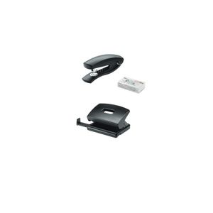 Novus Twinset Heftgerät C1/ Locher C216 schwarz, im Blister