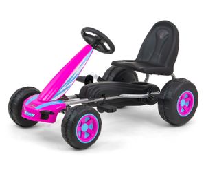 Dětská šlapací motokára Go-kart Milly Mally Viper růžová