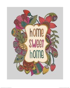 Kunstdruck Valentina Ramos - Home Sweet Home 40x50cm
