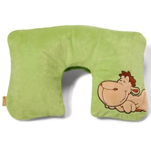 Cestovní polštář na krk Nici - Camel, zelený