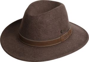 SCIPPIS PAXTON Wollhut S-XL brown-melange Wolle Hut Filzhut Größe  - L