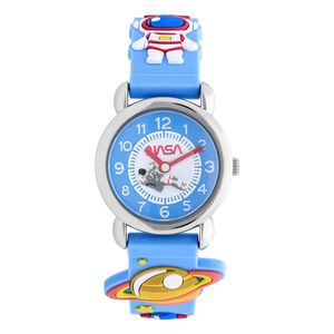Nasa - Kinder Nasa Kinder-Armbanduhr mit Silikon-Armband - Uhr - Silikon - Blau - 28  mm