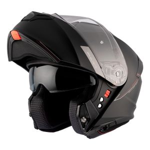 Flip-Up Helm MT Helmets Genesis SV System ECE 22.06, Größe:M, Farbe:mattschwarz