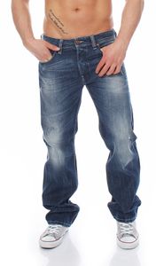 Diesel Herren Jeans Larkee-Relaxed Farbe:Blau 008B9 Größe:W28/L32
