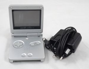 Nintendo Game Boy Advance SP Handheld Spielkonsole Silber GBA
