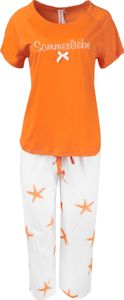 LOUIS & LOUISA Schlafanzug Pyjama Capri "Sommerliebe"