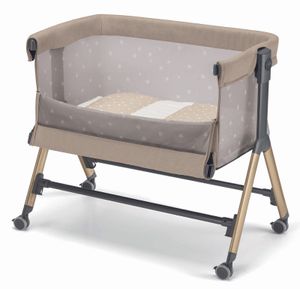 CAM Baby Beistellbett Sempreconte | für 0-9 kg | Braun | 8 Höhen